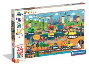 Opakowanie Puzzle 24 Maxi Super kolor Noli City Builders 24840