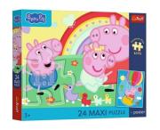 Opakowanie Puzzle 24 Peppa Pig Świnkowe dni TREFL