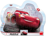 Opakowanie Puzzle 25 ramkowe Auta cars II Zygzak
