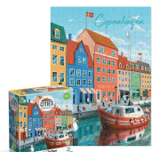 Puzzle 250 Easy-M Cities Copenhagen. Wydawca: Dodo. Dadada.pl Opakowanie Puzzle 250 Easy-M Cities Copenhagen