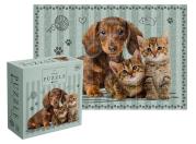 Opakowanie Puzzle 250 Puppy Sign Friends