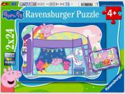 Opakowanie Puzzle 2D 2x24 Dobranoc Peppa 2x24