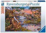 Opakowanie Puzzle 2D 3000 Królestwo zwięrząt 16465