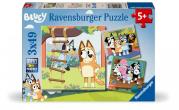 Opakowanie Puzzle 2D 3x49 Bluey and friends