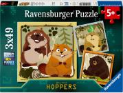 Opakowanie Puzzle 2D 3x49 Hoppers