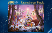 Puzzle 2D: Święta w lesie 2000el. Wydawca: Ravensburger. Dadada.pl Opakowanie Puzzle 2D: Święta w lesie 2000el