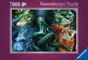 Opakowanie Puzzle 2D: Wilki 7000el