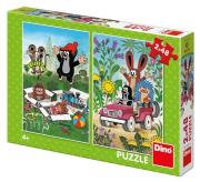 Puzzle 2w1 Krecik i Przyjaciele 2x48el. Wydawca: Dino Toys. Dadada.pl Opakowanie Puzzle 2w1 Krecik i Przyjaciele 2x48el