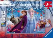Puzzle 2x12 Frozen 2. Wydawca: Ravensburger. Dadada.pl Opakowanie Puzzle 2x12 Frozen 2