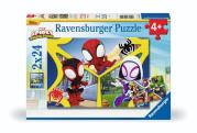 Opakowanie Puzzle 2x24 Spidey & friends