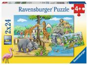 Opakowanie Puzzle 2x24 Welcome to the Zoo
