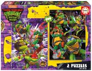 Opakowanie Puzzle 2x500 Wojownicze Żółwie Ninja