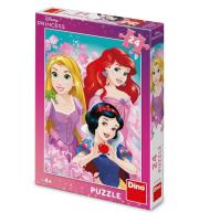 Opakowanie Puzzle 3 Księżniczki Disneya 24el