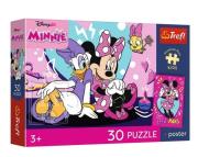Opakowanie Puzzle 30 Disney Minnie + plakat TREFL