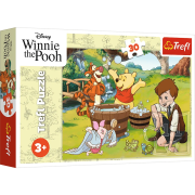 Opakowanie Puzzle 30 Dzień z Puchatkiem TREFL