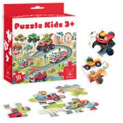 Puzzle 30 Kids Auta 3+. Wydawca: Kangur. Dadada.pl Opakowanie Puzzle 30 Kids Auta 3+