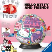 Opakowanie Puzzle 3D: Hello Kitty Kula 72el