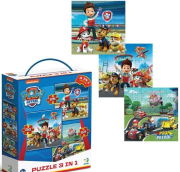 Puzzle 3w1 Psi Patrol Ready to work. Wydawca: Dodo. Dadada.pl Opakowanie Puzzle 3w1 Psi Patrol Ready to work
