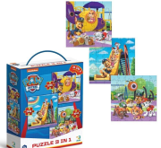 Puzzle 3w1 Psi Patrol The playground. Wydawca: Dodo. Dadada.pl Opakowanie Puzzle 3w1 Psi Patrol The playground