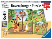 Opakowanie Puzzle 3x49 Winnie the Pooh