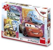 Opakowanie Puzzle 3x55 Auta Cars Kumple