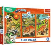 Puzzle 3x80 Zwyczaje Treflików TREFL. Wydawca: Trefl. Dadada.pl Opakowanie Puzzle 3x80 Zwyczaje Treflików TREFL