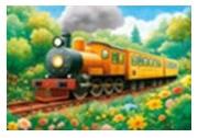 Opakowanie Puzzle 40 Summer Locomotive