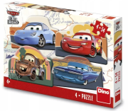 Puzzle 4x54 Auta Cars W trasie. Wydawca: Dino Toys. Dadada.pl Opakowanie Puzzle 4x54 Auta Cars W trasie