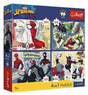 Opakowanie Puzzle 4x88el Sieć zabawy + kolekcjonerski plakat