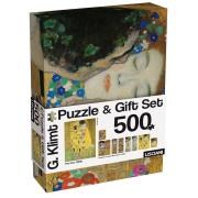 Opakowanie Puzzle 500 Klimt + zestaw podarunkowy