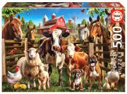 Opakowanie Puzzle 500 Kumple z farmy 112786