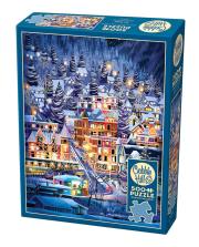 Opakowanie Puzzle 500 Miasteczko narciarskie 113068