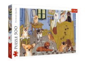 Opakowanie Puzzle 500 Pokój van Gogha Psia Rewolucja TREFL