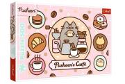 Opakowanie Puzzle 500 Pusheen w kawiarni TREFL