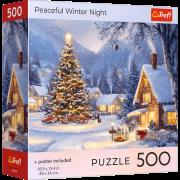 Opakowanie Puzzle 500 USA Collection: Peaceful Winter Night