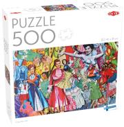 Opakowanie Puzzle 500 Vintage Paper Dolls