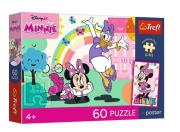 Opakowanie Puzzle 60 Disney Minnie + plakat TREFL
