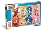 Opakowanie PUZZLE 60 EL MAXI SUPER KOLOR Sonic
