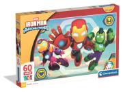 Opakowanie Puzzle 60 Maxi Super kolor Iron Man and His Awesome Friends 26315