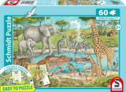 Opakowanie Puzzle 60 PQ Zwierzęta Afryki 114366