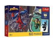 Opakowanie Puzzle 60 Spiderman + plakat TREFL