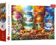 Opakowanie Puzzle 6000 Cztery pory roku TREFL