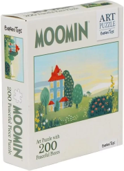 Puzzle artystyczne muminki zielone 200el. Wydawca: Barbo Toys. Dadada.pl Opakowanie Puzzle artystyczne muminki zielone 200el