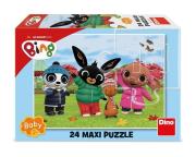Opakowanie Puzzle baby 24 Królik Bing jesienną porą
