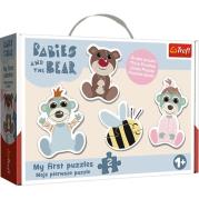 PUZZLE Baby Classic Przyjacielskie Bobaski 36139. Wydawca: Trefl PAP. Dadada.pl Opakowanie PUZZLE Baby Classic Przyjacielskie Bobaski 36139