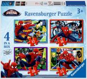 Opakowanie Puzzle dla dzieci 2D 4w1: Ultimate Spiderman