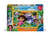 Opakowanie Puzzle dla dzieci 2D: Dora poznaje świat 2x12el