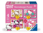 Puzzle dla dzieci 2D: Hello Kitty 4w1. Wydawca: Ravensburger. Dadada.pl Opakowanie Puzzle dla dzieci 2D: Hello Kitty 4w1