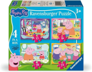 Puzzle dla dzieci 2D: Rodzinne chwile Peppy 4w1. Wydawca: Ravensburger. Dadada.pl Opakowanie Puzzle dla dzieci 2D: Rodzinne chwile Peppy 4w1