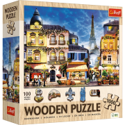 Opakowanie Puzzle drewniane 1000 Francuska uliczka TREFL